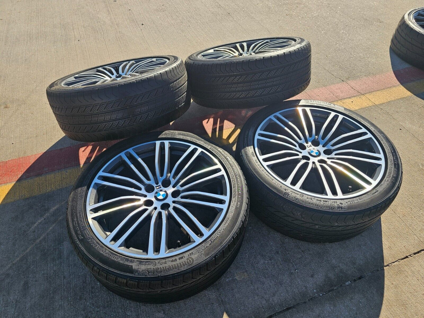 19" BMW OEM 540i 530i 6 7 8 650i Series wheels rims 86328 tires