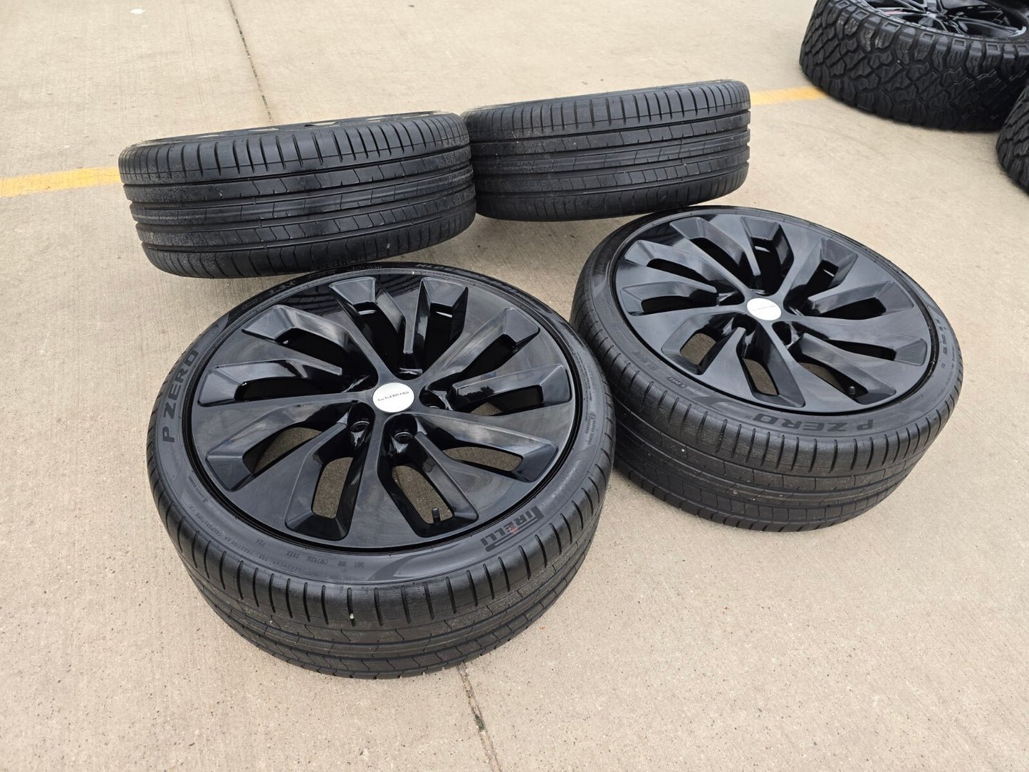 21" Lucid Air OEM Grand Touring black wheels rims 2022 2023 2024 2025 2026 NEW