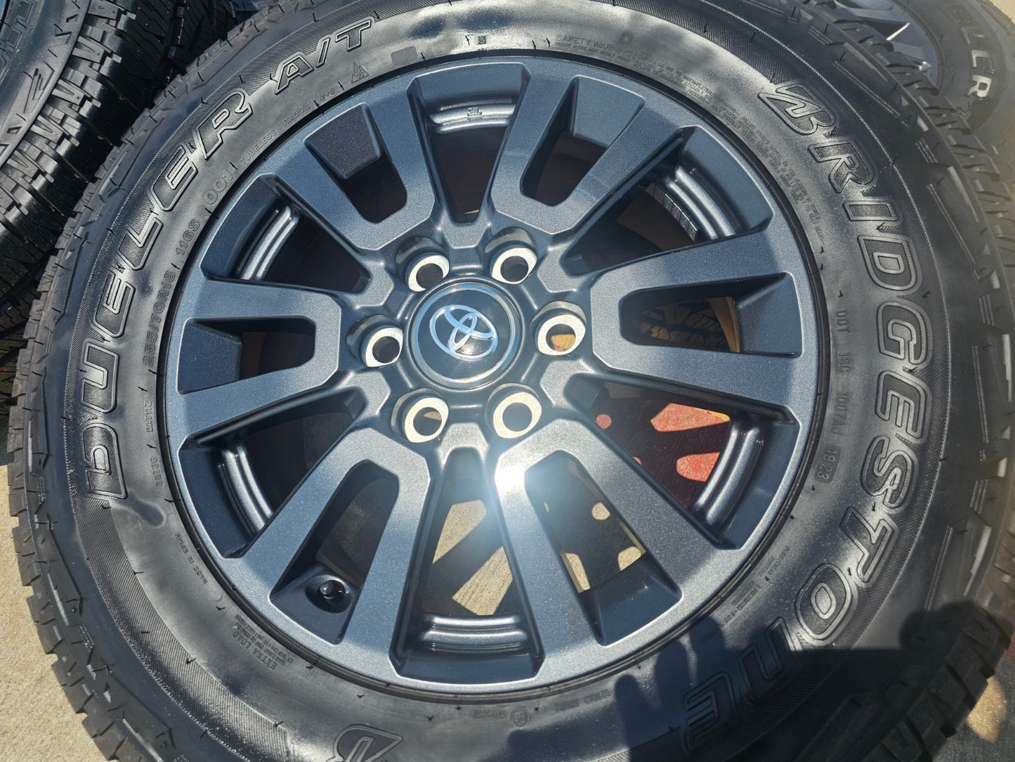 18" Toyota Land Cruiser OEM wheels rims tires Tundra Sequoia NEW BRIDGESTONE