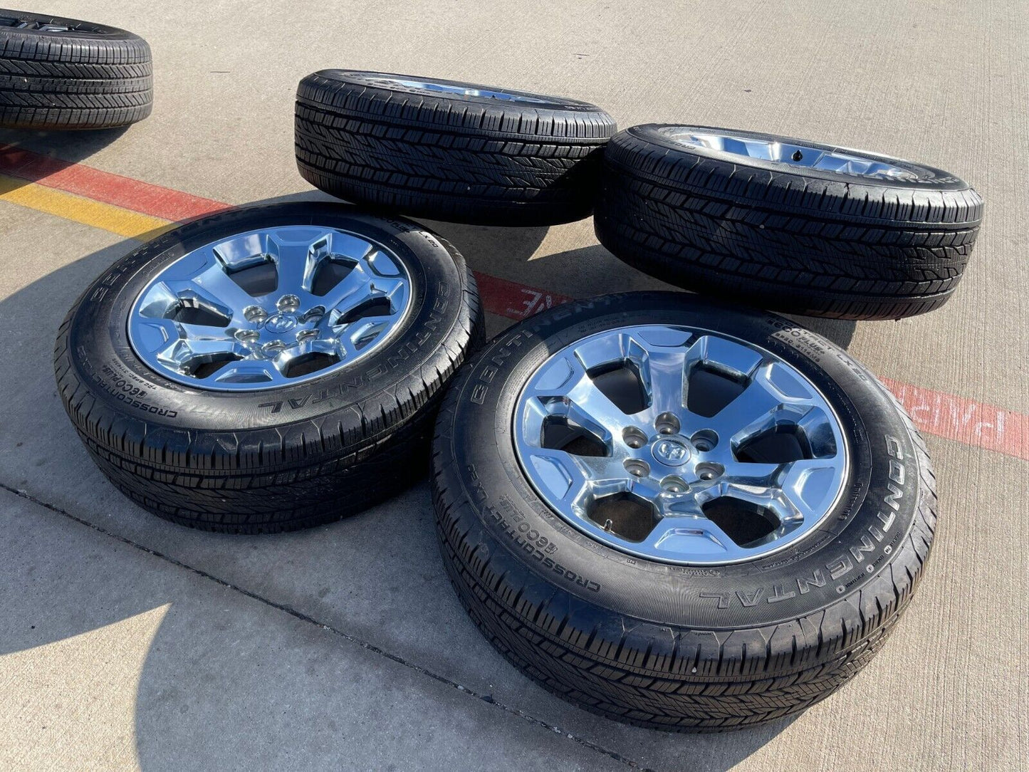 20" Dodge Ram 1500 OEM Laramie CHROME 2680 wheels rims 2022 2023 2024 2025 NEW