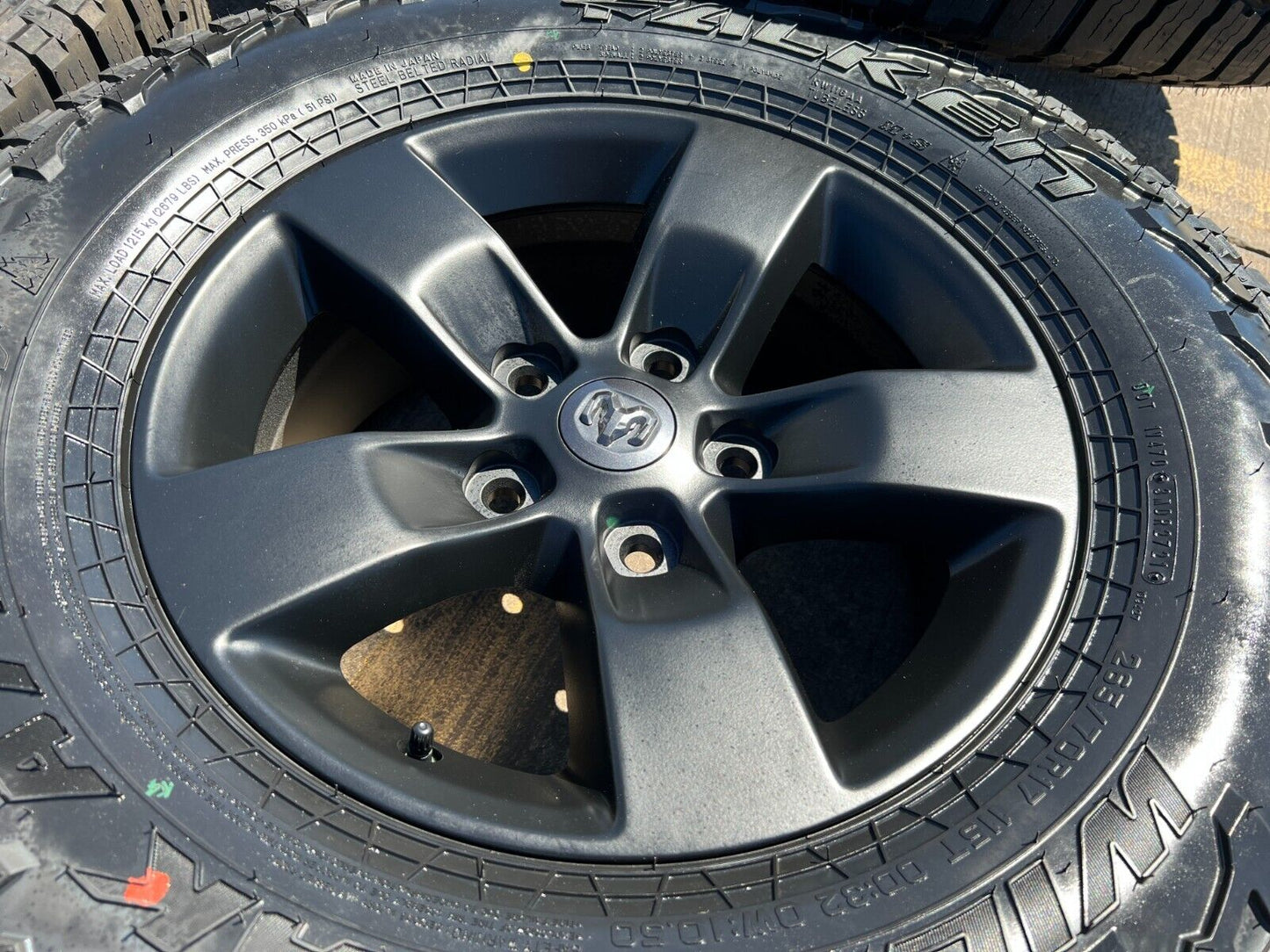17" Dodge Ram 1500 OEM REBEL wheels rims A/T3 tires 2448 5x139 5x5.5 NEW