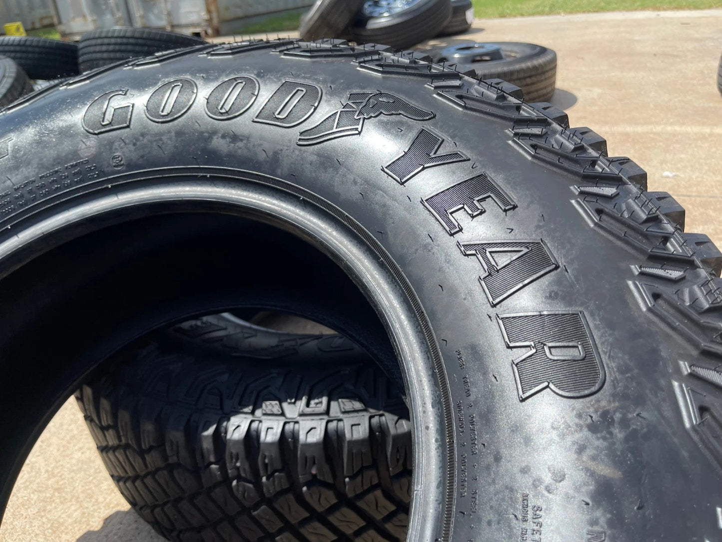 (1) 315/70/17 Goodyear Wrangler Territory M/T tire LT 6 ply load range C