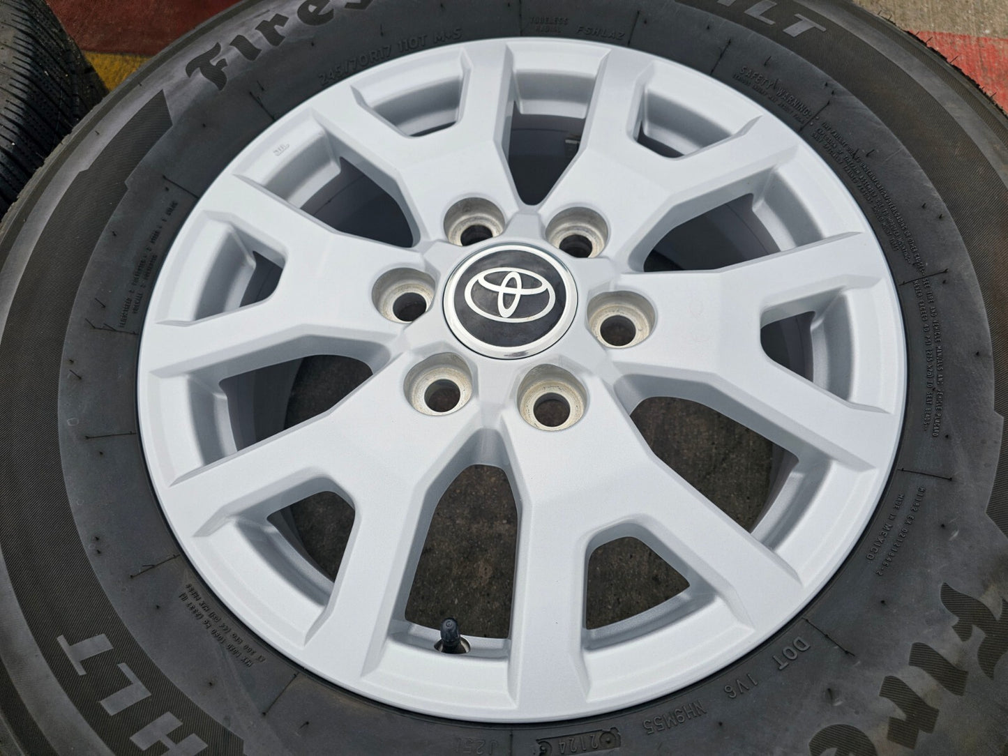 17" Toyota Tacoma 4Runner TRD OEM wheels rims tires 2024 2025 FIRESTONE