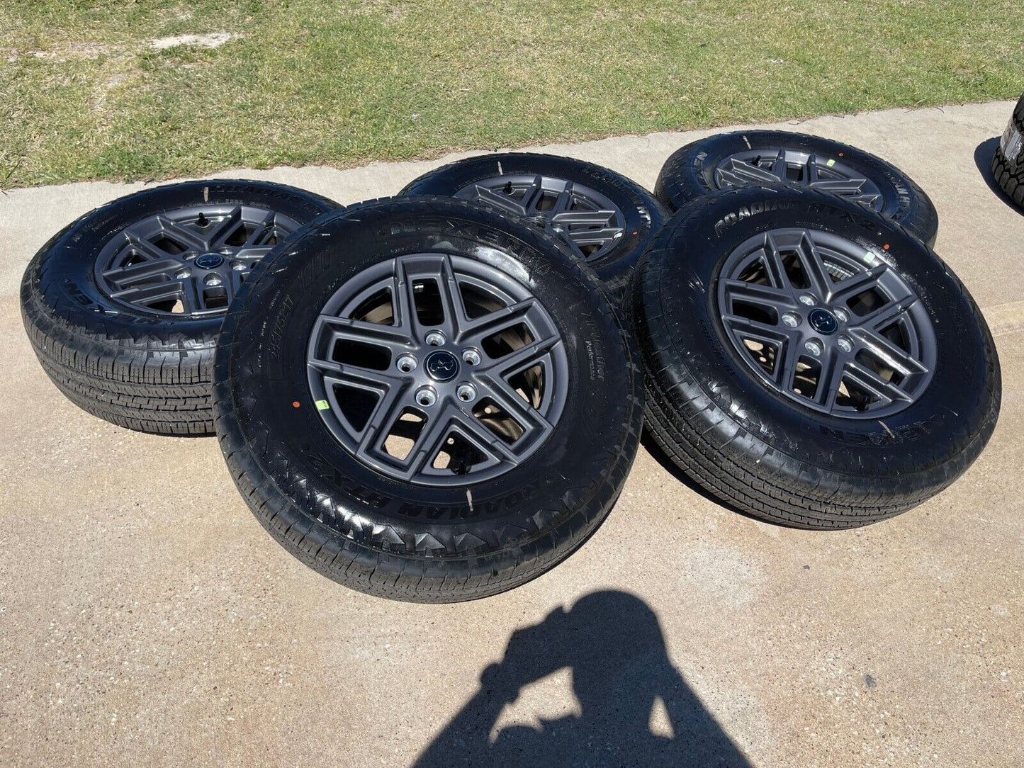 17" Jeep Wrangler Rubicon Sport S OEM wheels rims 51649 Gladiator 2024 2025 NEW
