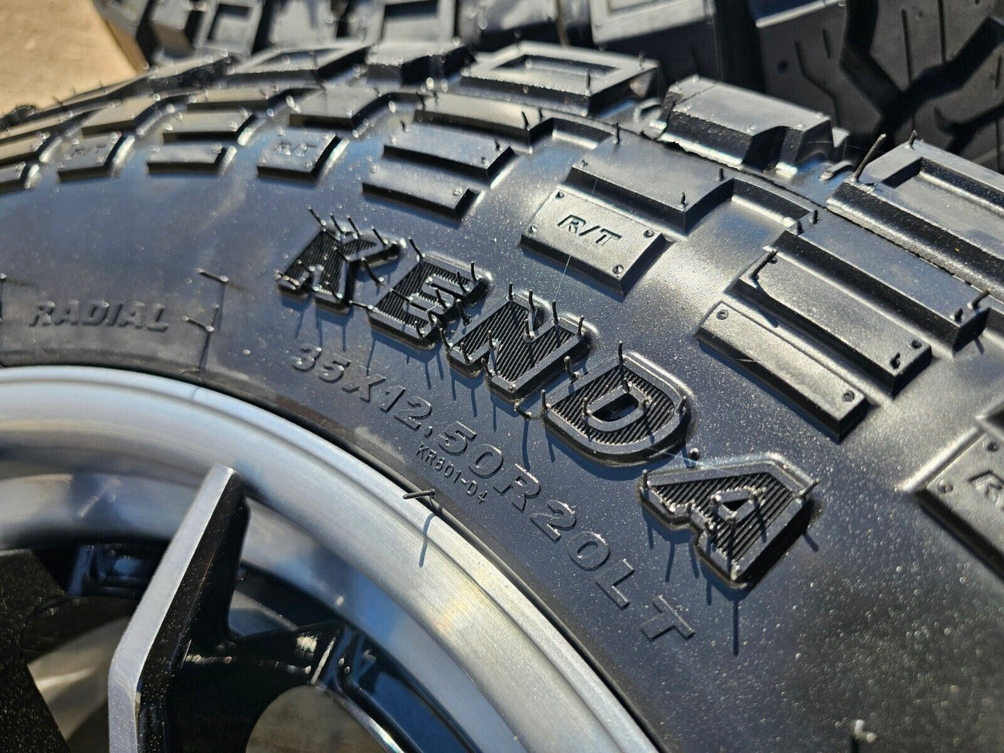 20x10 20" FUEL BURN FC403 Ford Expedition F-150 6x135 wheels rims tires 35" NEW!