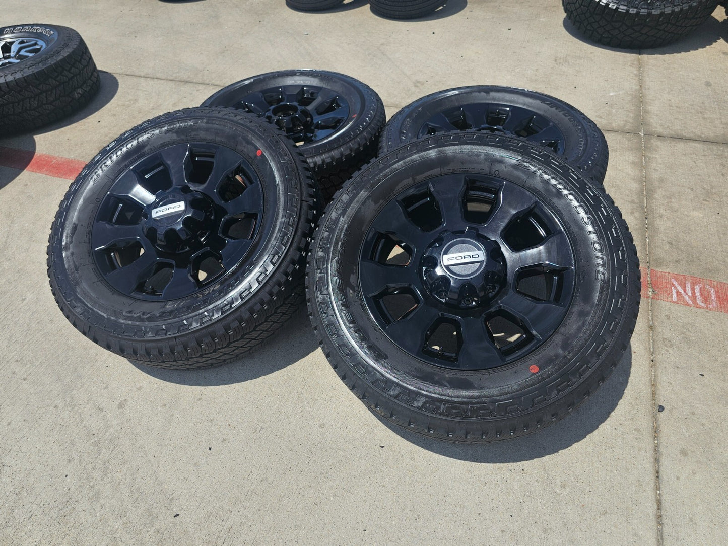 20" Ford F-250 F-350 Tremor OEM Black 10101 rims wheels tires NEW