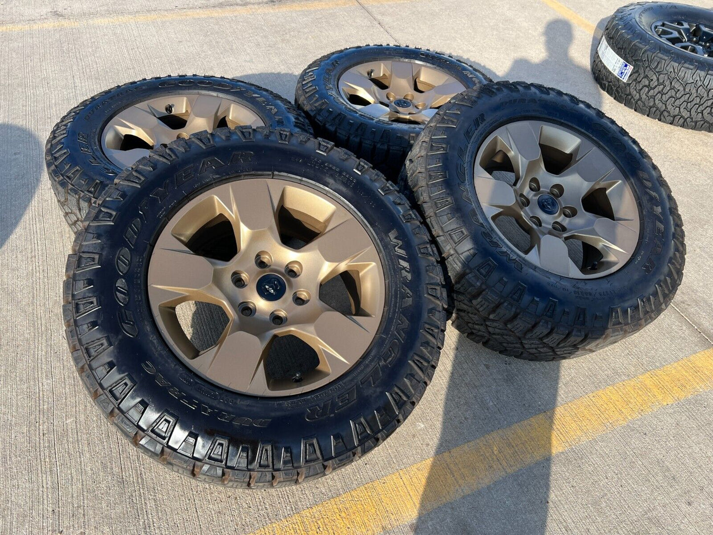 18" Ram 1500 OEM stock wheels rims 2669 tires Bronze 2020 2021 2022 2023 2024