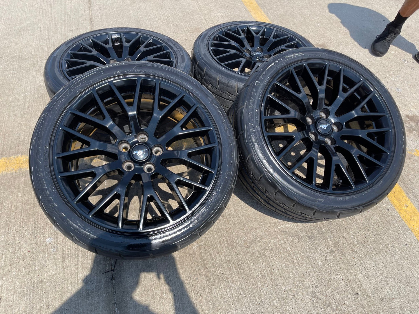 19" Ford Mustang GT Performance Track Pack OEM 10036 10038 wheels rims
