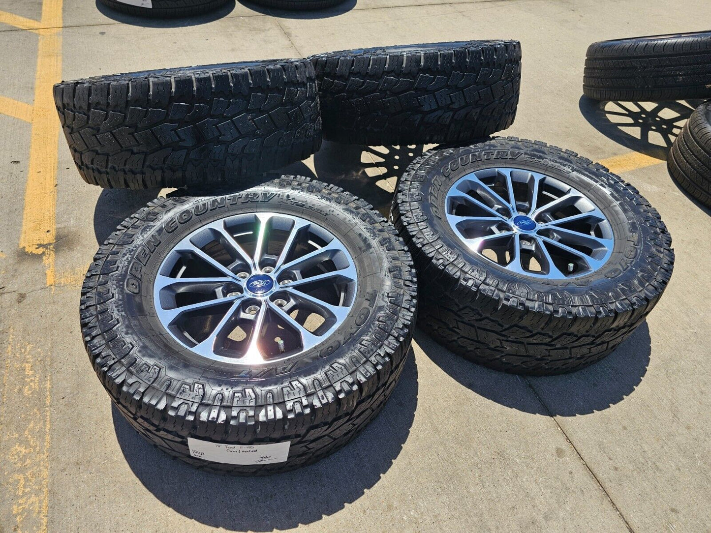 18" Ford F-150 OEM rims wheel 10169 tires Expedition 33" Toyos 2016 2017 2018