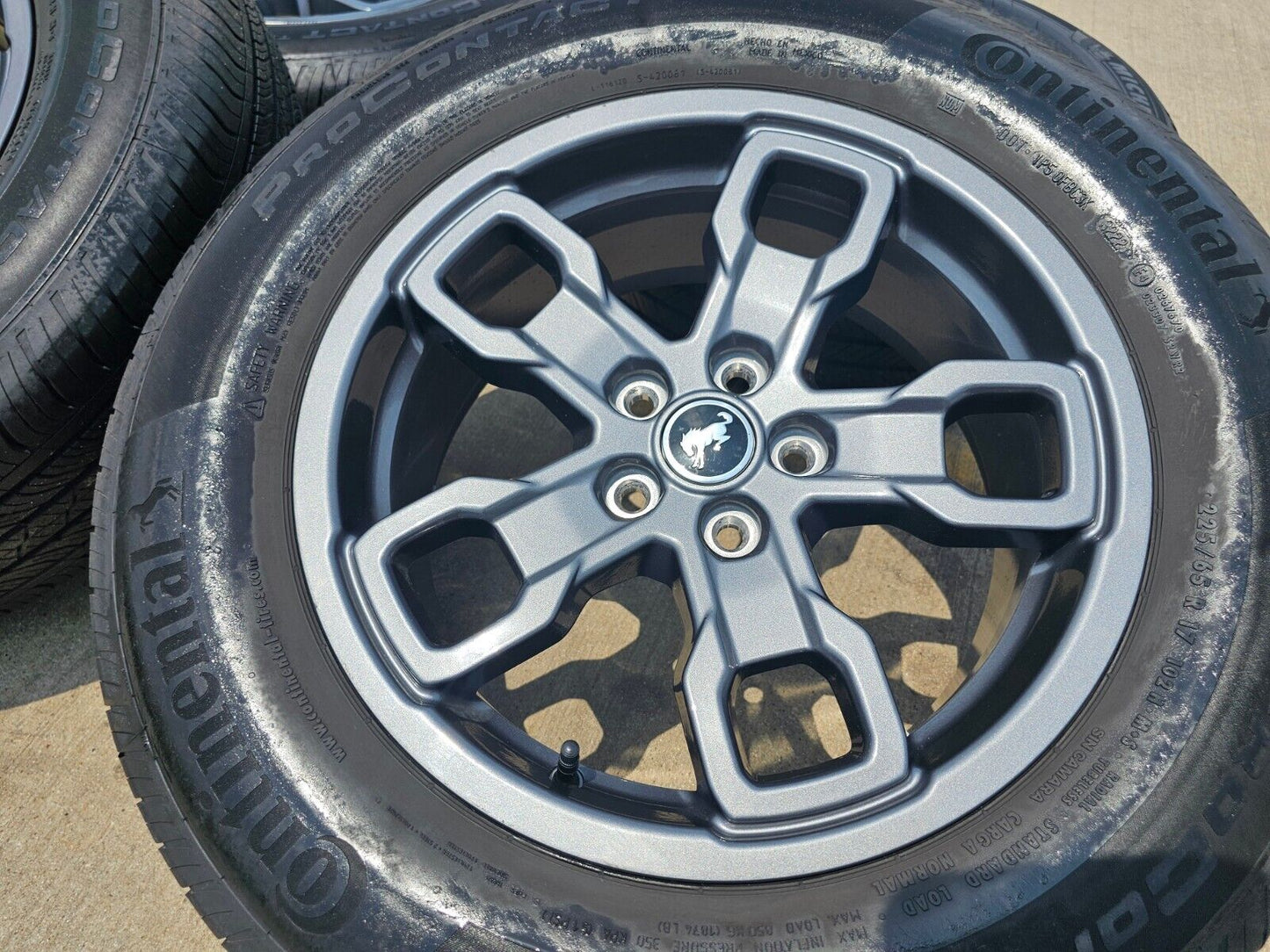 17" Ford Bronco Sport rims wheels 95019 10325 OEM 2021 2022 2023 2024