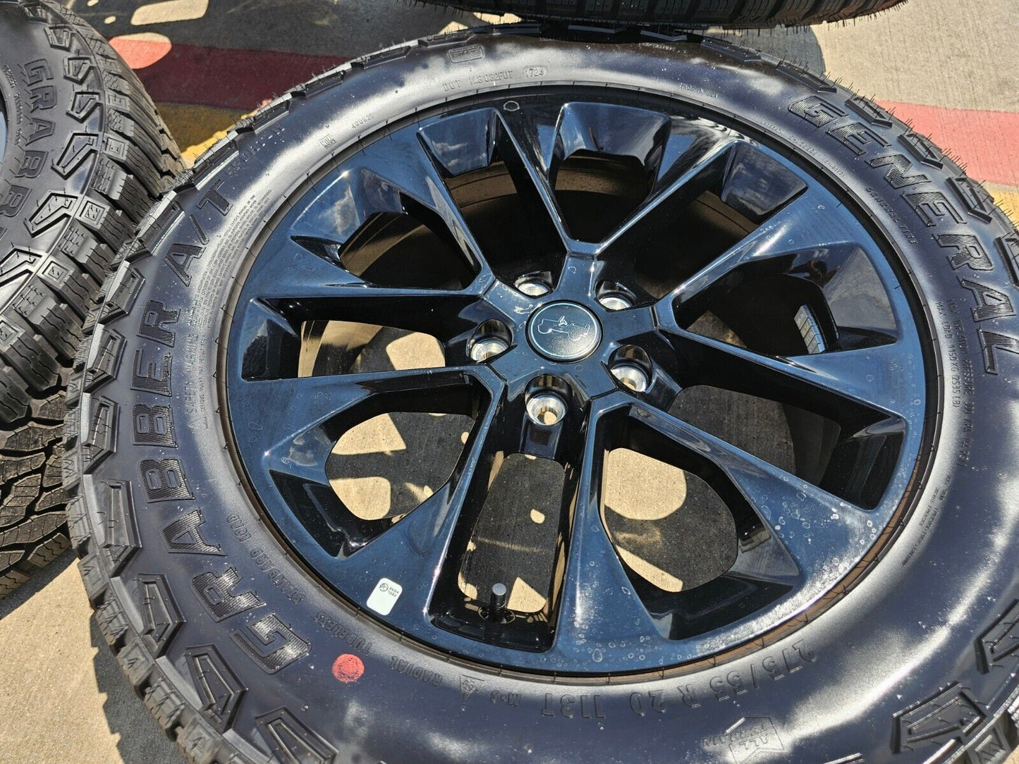 20" Jeep Wrangler OEM Black wheels rims 96902 9262 Gladiator 2024 2025 NEW