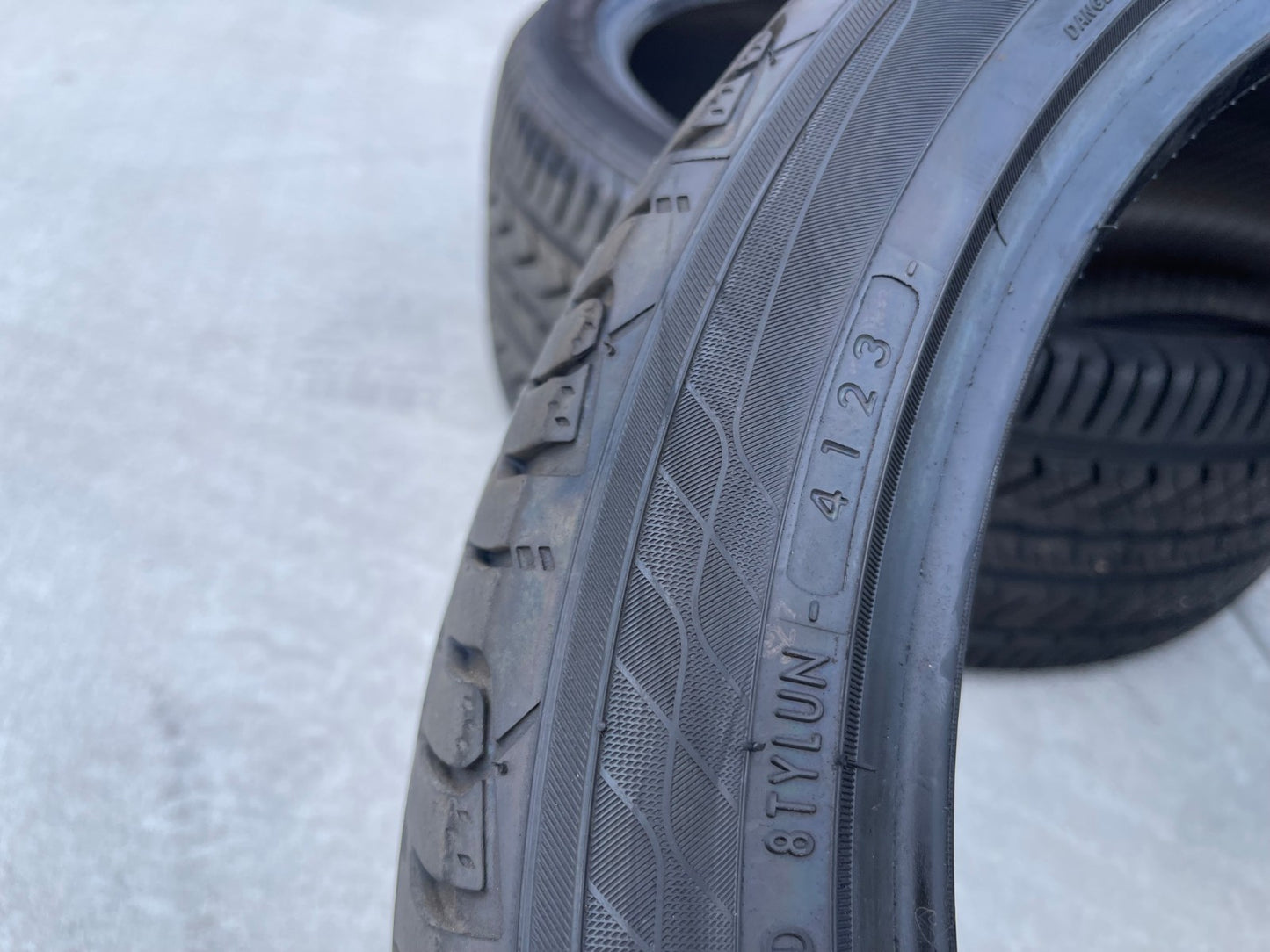 (2) 245/40R19 + (2) 275/35R19 Yokohama Advan Sport A/S+ Plus 98Y XL tires SET