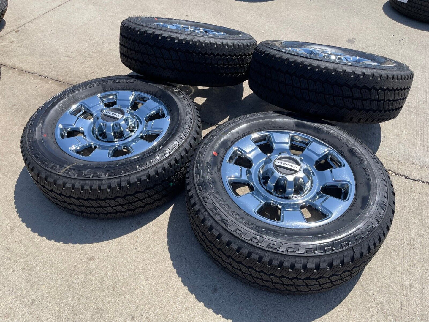 20" Ford F-250 F-350 OEM chrome Lariat 10295 25085 wheels rims 2024 2025 NEW