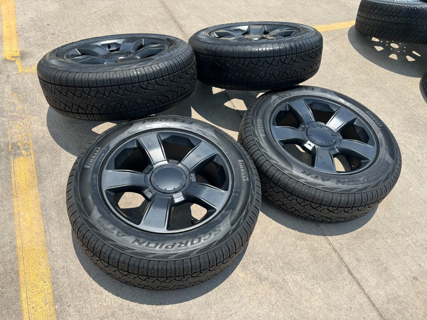 20" Chevy Silverado Tahoe OEM Replica wheels rims black 2017 2018 2019 2020 5651