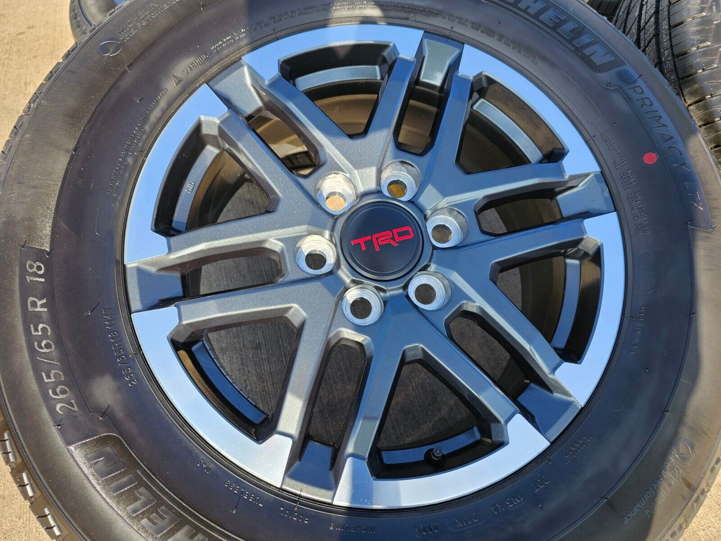 18" Toyota Tacoma TRD OEM gray wheels rims tires 2024 2025 NEW
