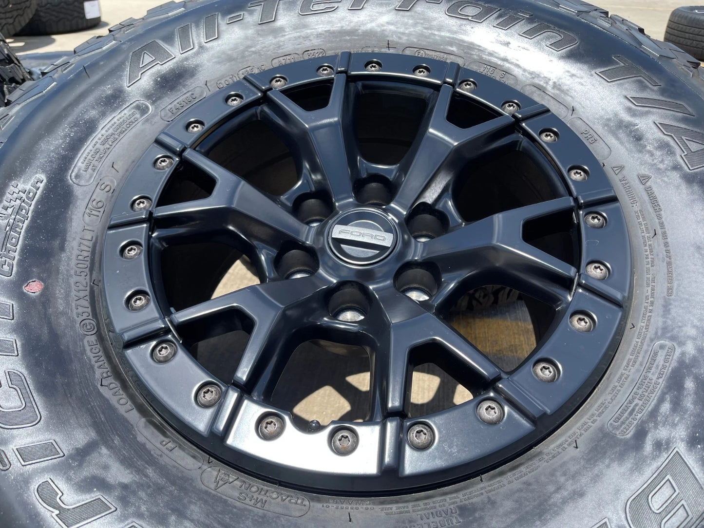 17" Ford F-150 Raptor R OEM BEADLOCK 10460 rims wheels 37" tires BFG