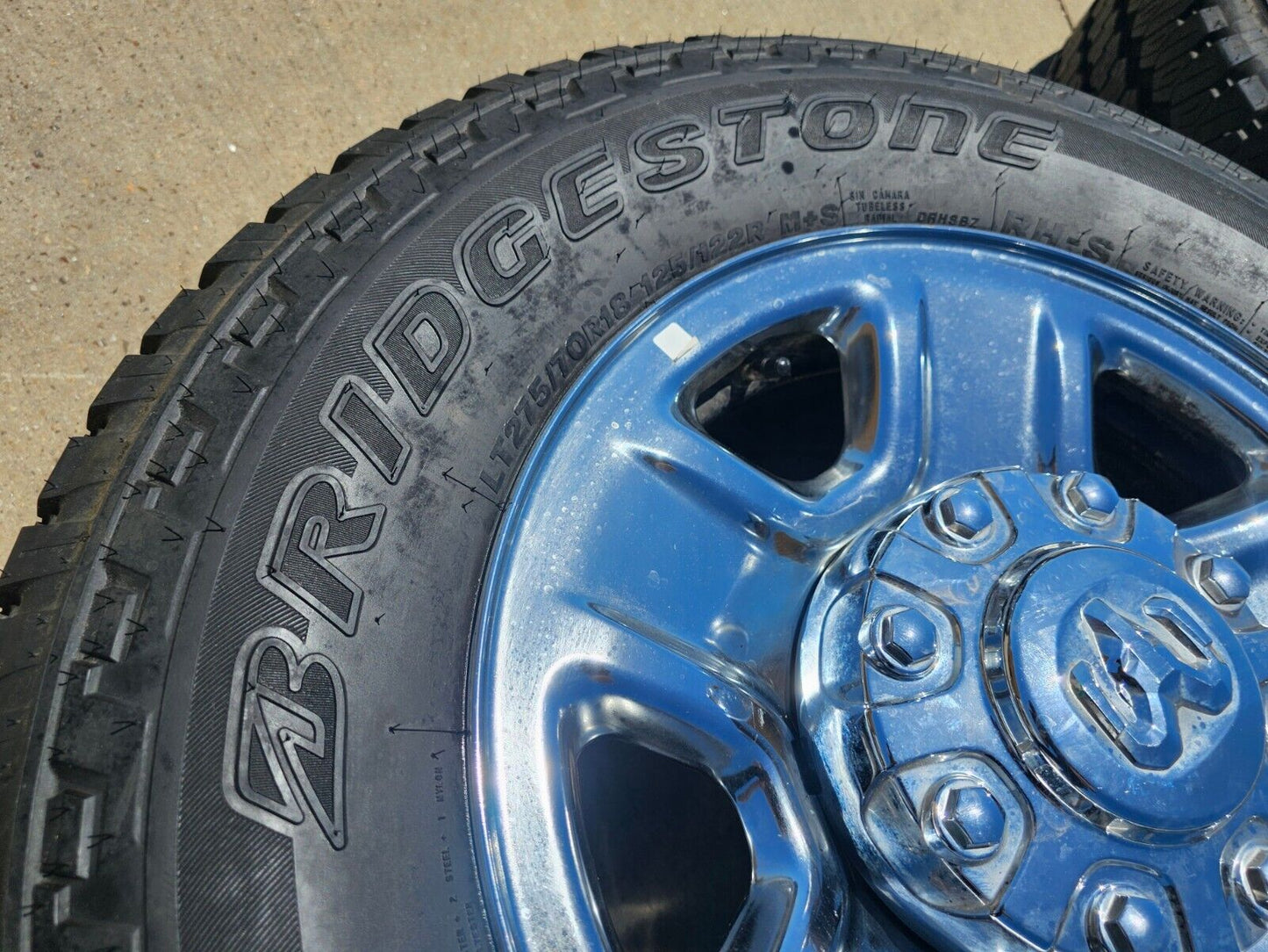 18" Dodge Ram 2500 3500 STEEL chrome OEM 2473 wheels rims tires 2024 2025 NEW
