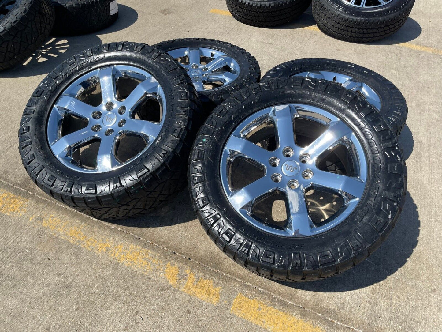 20" Ford F-150 OEM rims wheels CHROME 10347 Expedition tires 33"