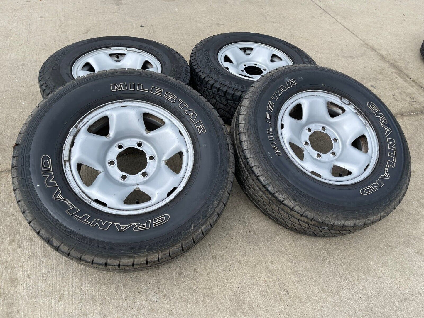 16" Toyota Tacoma OEM steel wheels rims 75192 tires 2019 2020 2021 2022 2023