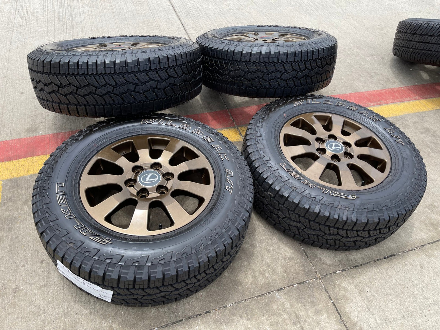 18" Toyota Land Cruiser OEM TRD wheels rims 95952 Tundra Sequoia BRONZE