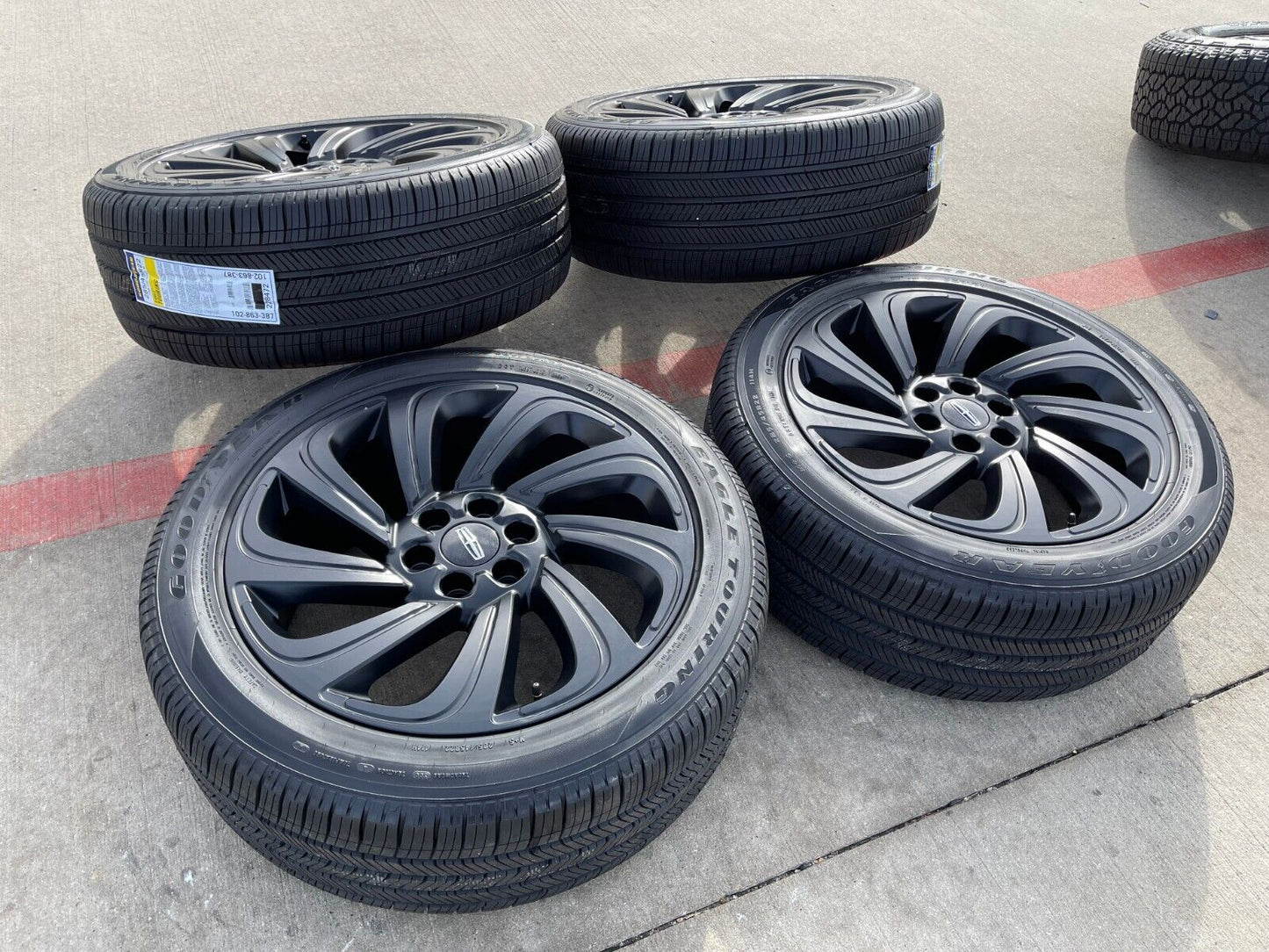 22" Lincoln Navigator OEM rims wheels Black Label 2023 2024 2025 10497 NEW