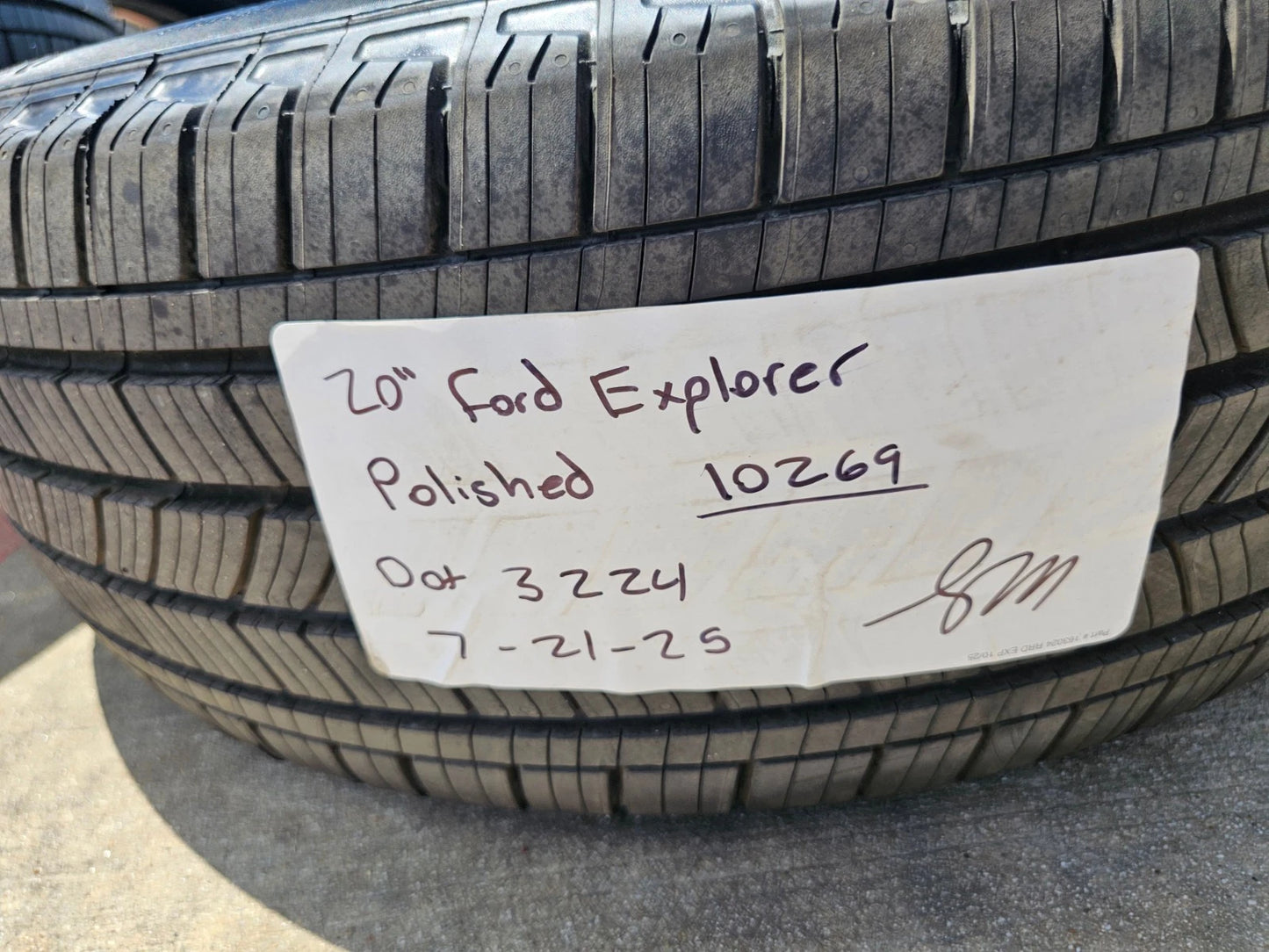20" Ford Explorer Limited OEM rims wheels 10269 Lincoln Aviator 2024 2025 NEW