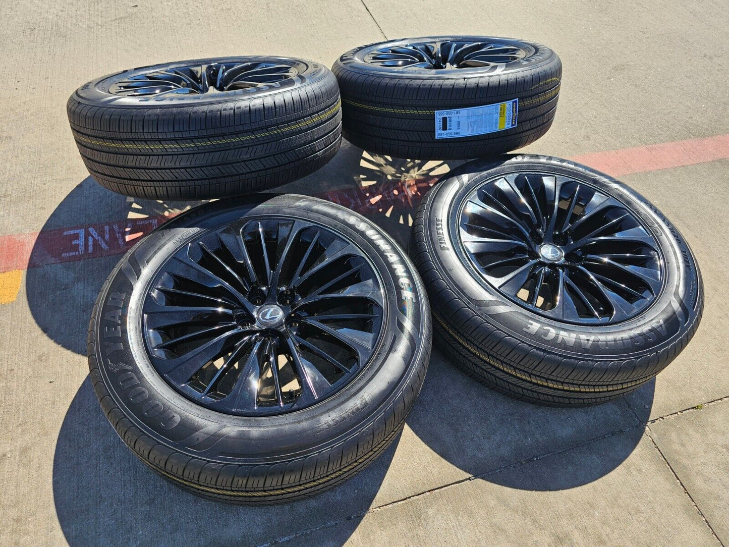 20" Lexus TX350 OEM wheels rims 74370 LC500 LS500 LS500H 2022 2023 2024 2025 NEW