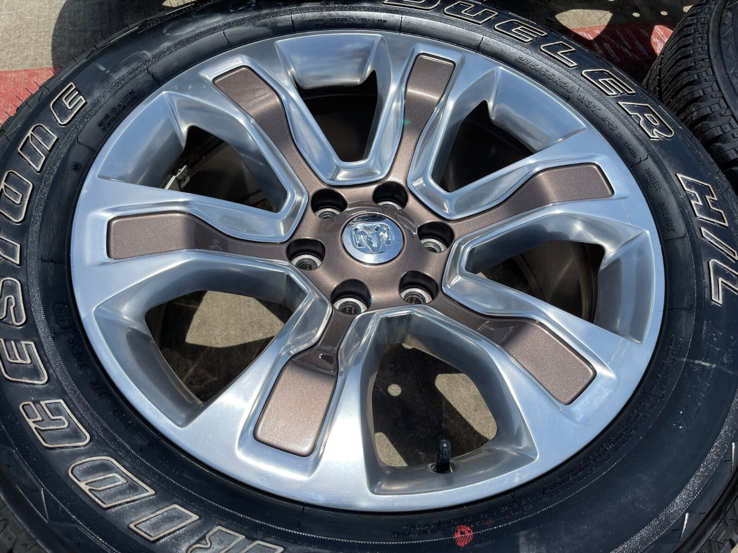 20" Dodge Ram 1500 OEM Laramie Long Horn wheels rims 2678 2682 TAN 2024 2025 NEW