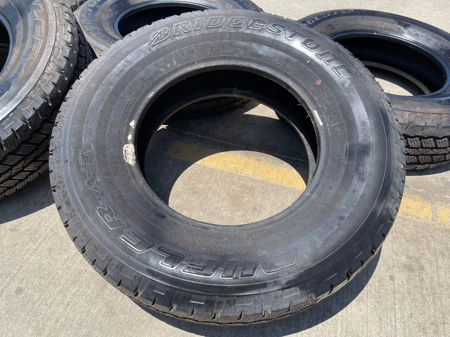 (5) 255/75/17 Bridgestone Dueler A/T tires Jeep Wrangler Ford Bronco