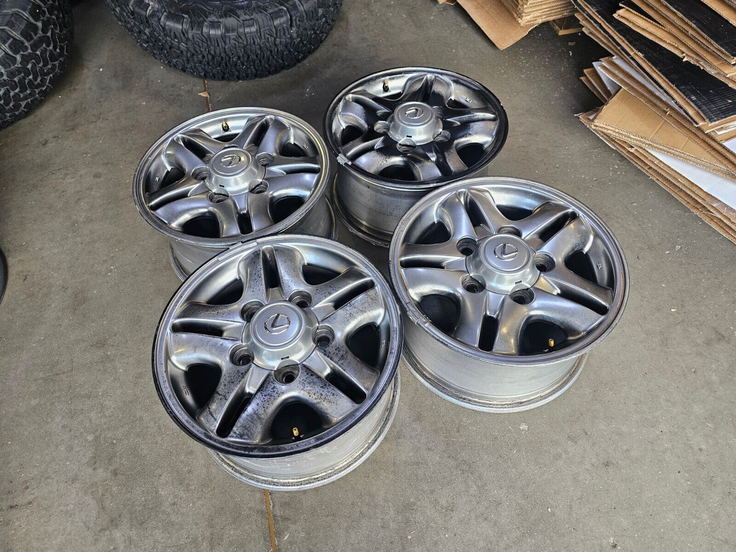 16" Lexus LX470 Toyota Land Cruiser OEM 74145 wheels rims 1998 1999 2000 2002