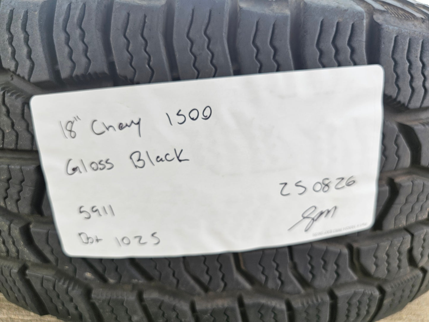 18" Chevy Silverado Tahoe Z71 ZR2 OEM 5911 wheels rims tires