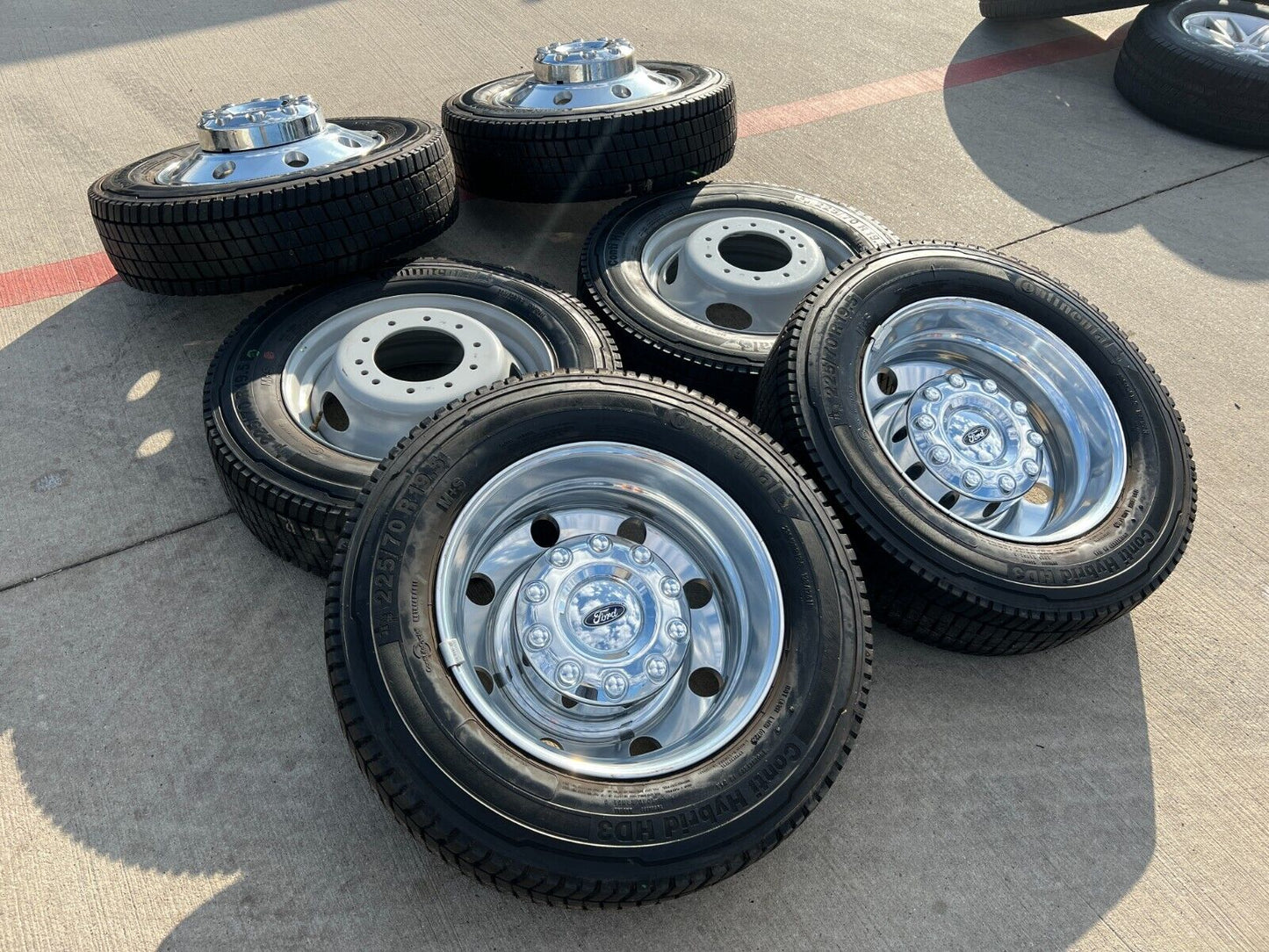 19.5" Ford F-450 Dually F-550 rims wheels RAM 4500 OEM 10x225 2022 2023 2024 NEW
