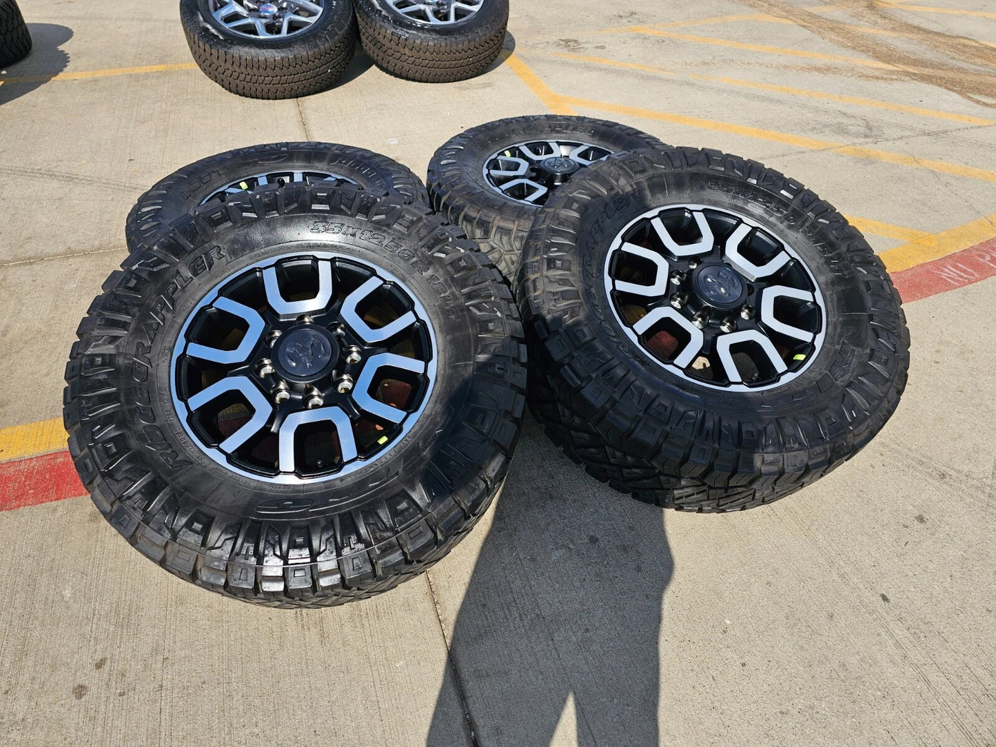 18" Ram 2500 3500 LARAMIE OEM wheels rims 2694 tires 35" NITTO