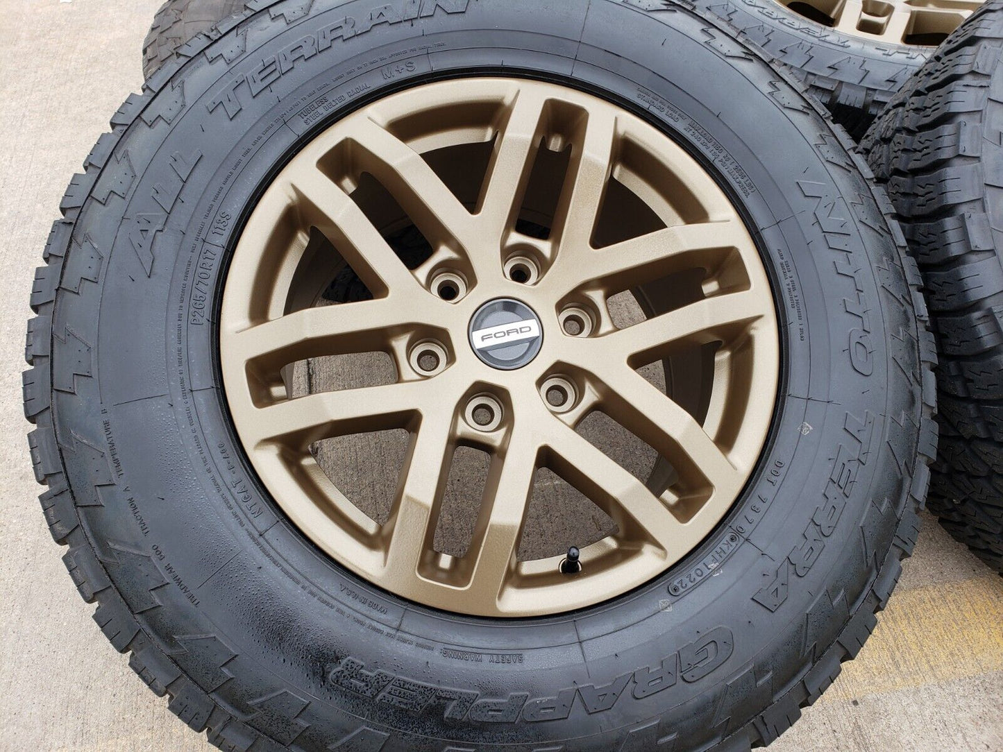 17" Ford Ranger Tremor OEM rims wheels 10431 BRONZE 2022 2023 2024 2025 NITTO
