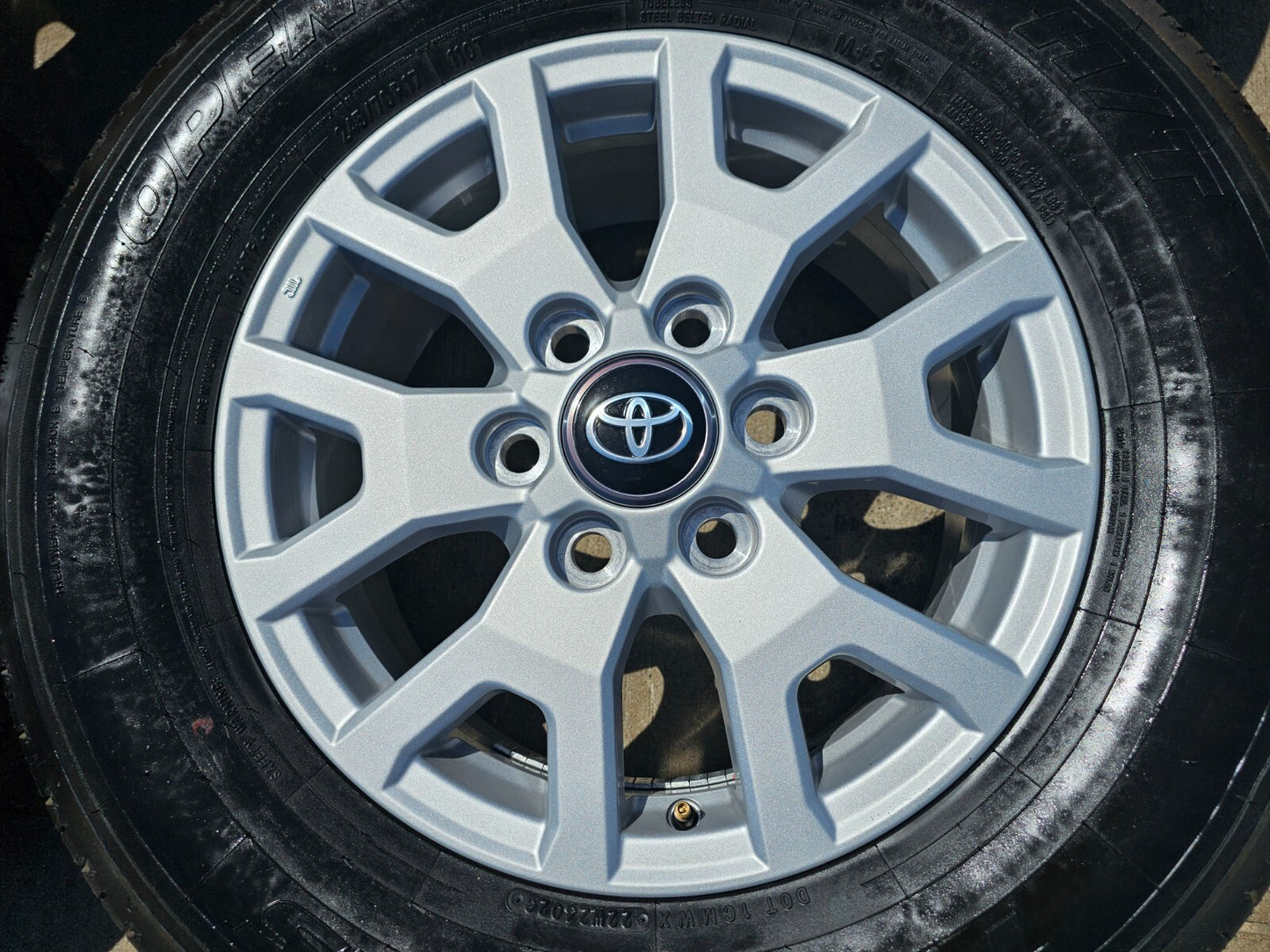 17" Toyota Tacoma 4Runner TRD Silver OEM wheels rims tires 2024 2025 NEW