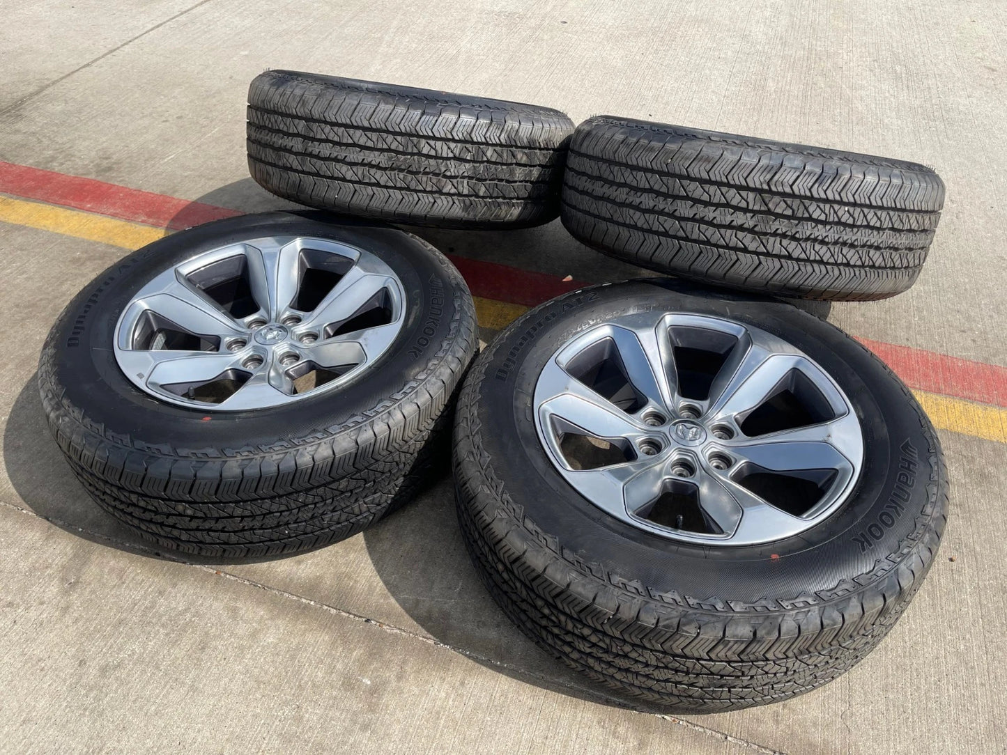 20" Dodge Ram 1500 OEM Laramie wheels rims 2681 tires HANKOOK
