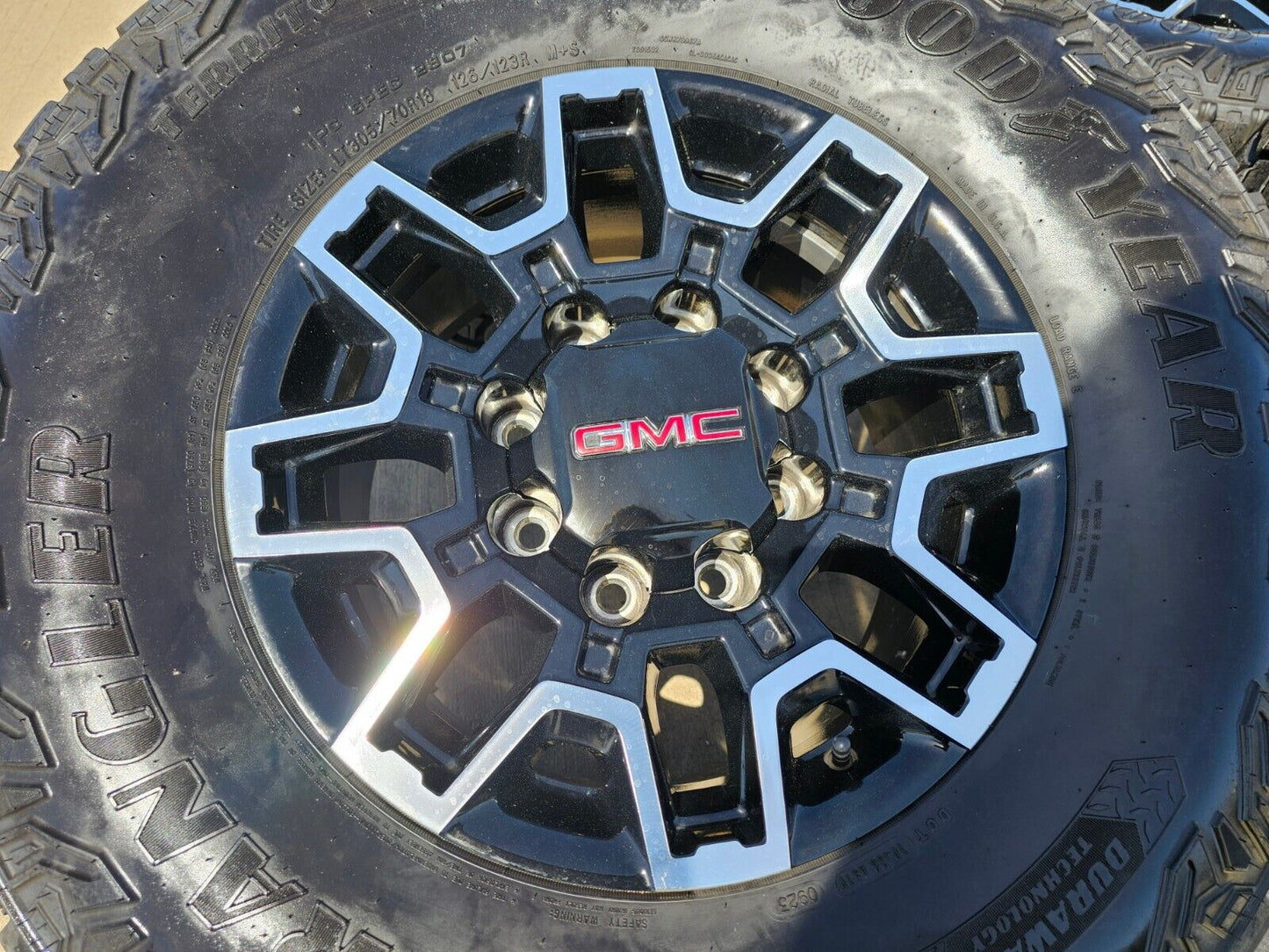 18" GMC Sierra AT4X Chevy Trail Boss 2500 OEM wheels rims tires 2024 2025 NEW