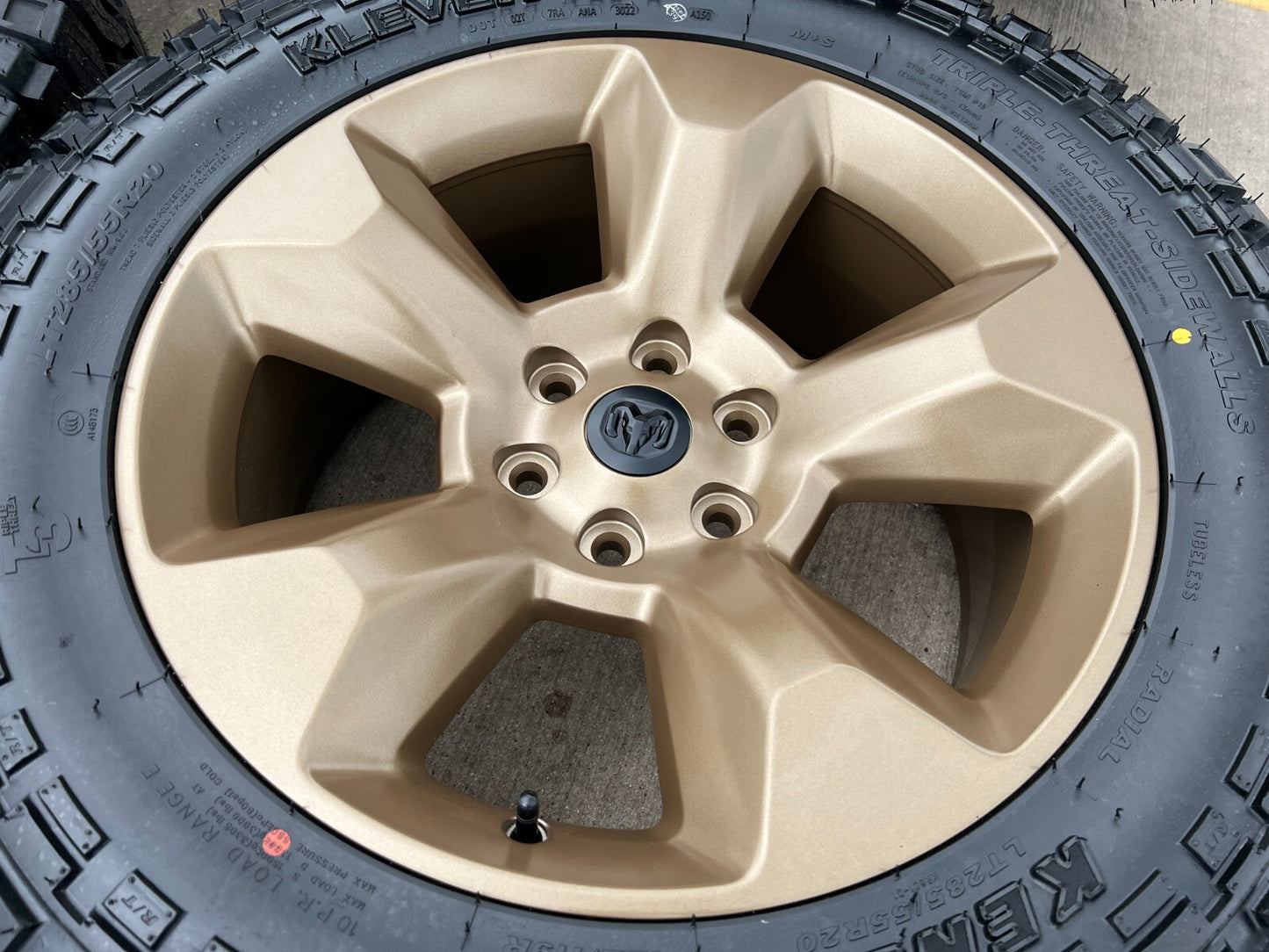 20" Dodge Ram 1500 OEM BRONZE ARMED FORCES 2675 2722 wheels rims NEW 33"