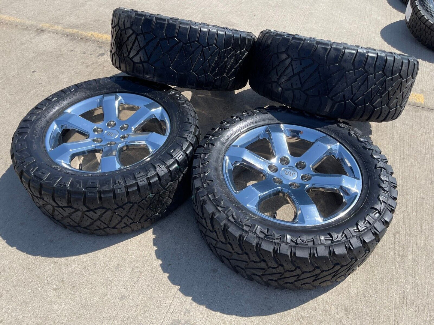 20" Ford F-150 OEM rims wheels CHROME 10347 Expedition tires 33"