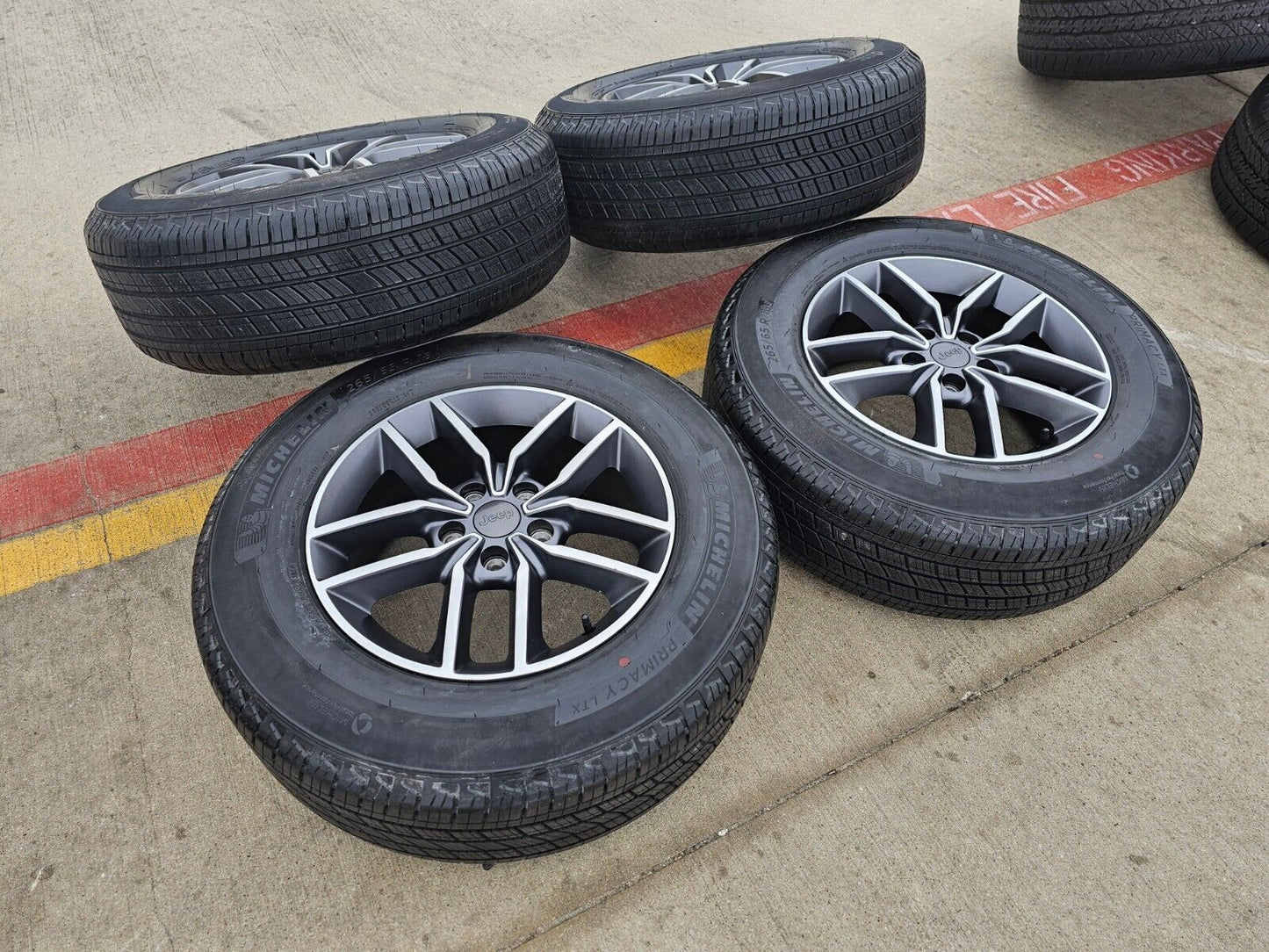 18" Jeep Grand Cherokee Durango OEM 9164 LIMITED wheels rims tires MICHELIN NEW