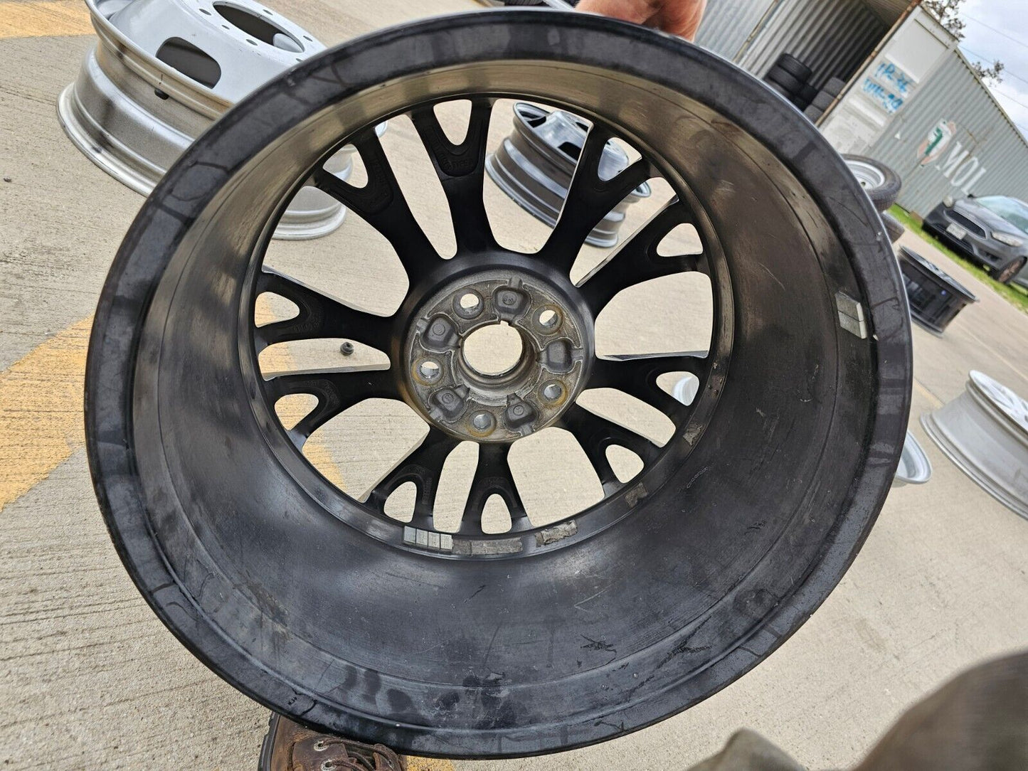 19x10 Chevy Corvette STINGRAY C7 OEM wheel rim 5734 5736 black FRONT 2017 2018