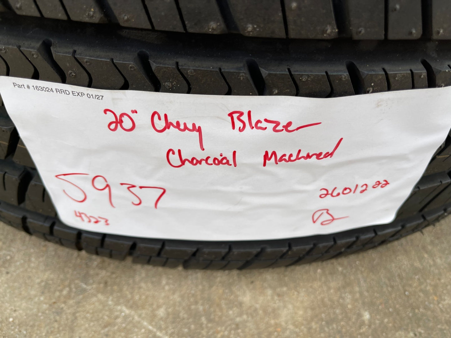 20" Chevy Blazer GMC Acadia Cadillac XT6 XT5 SRX OEM 5937 wheels rims tires NEW