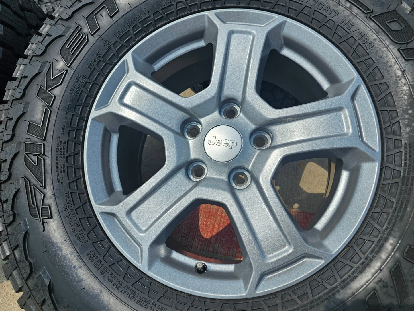 17" Jeep Wrangler Sport OEM wheels rims tires 9216 Gladiator