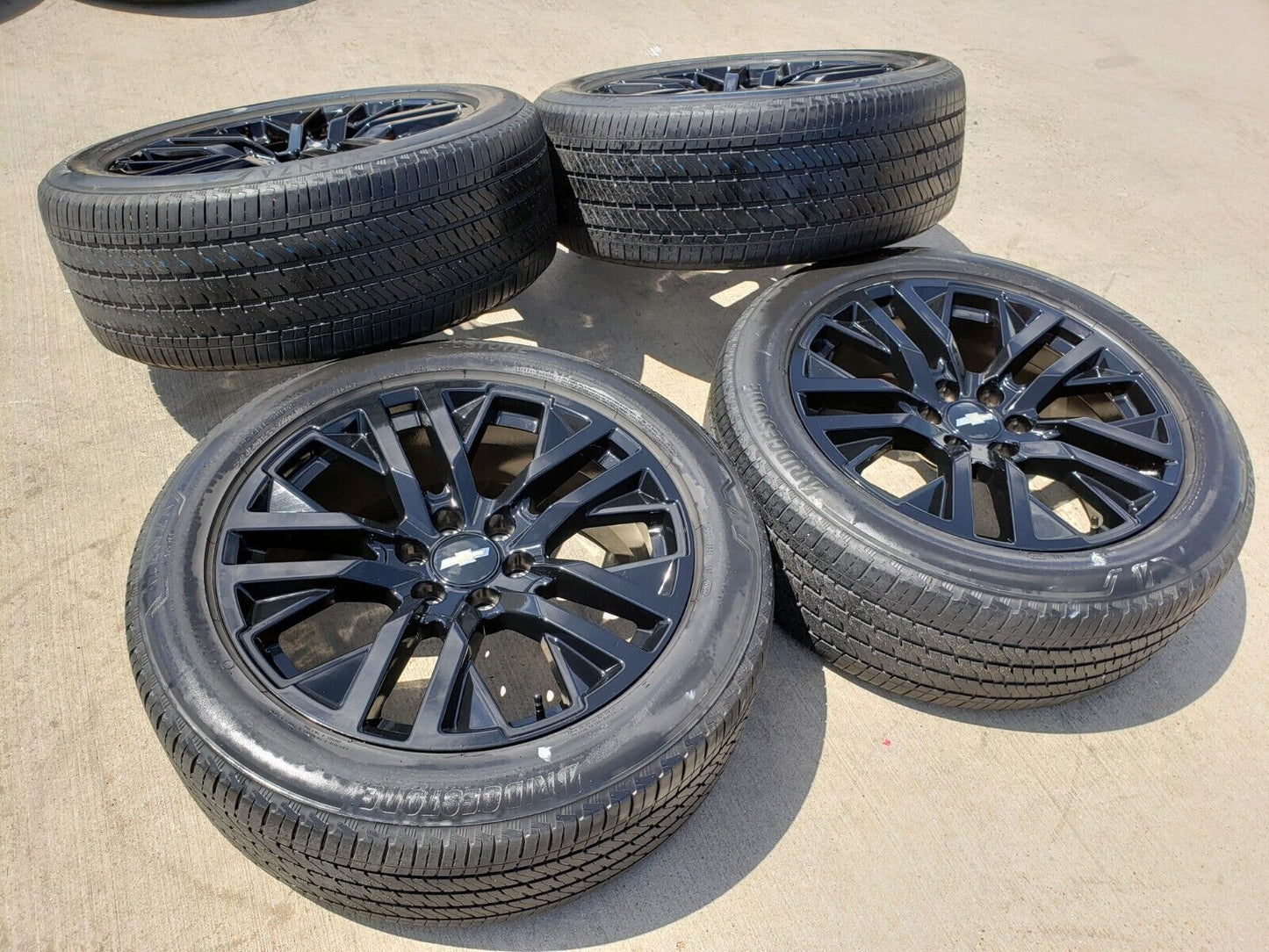 22" Chevy Silverado GMC OEM black Yukon Tahoe 5903 wheels rims 2022 2023 2024