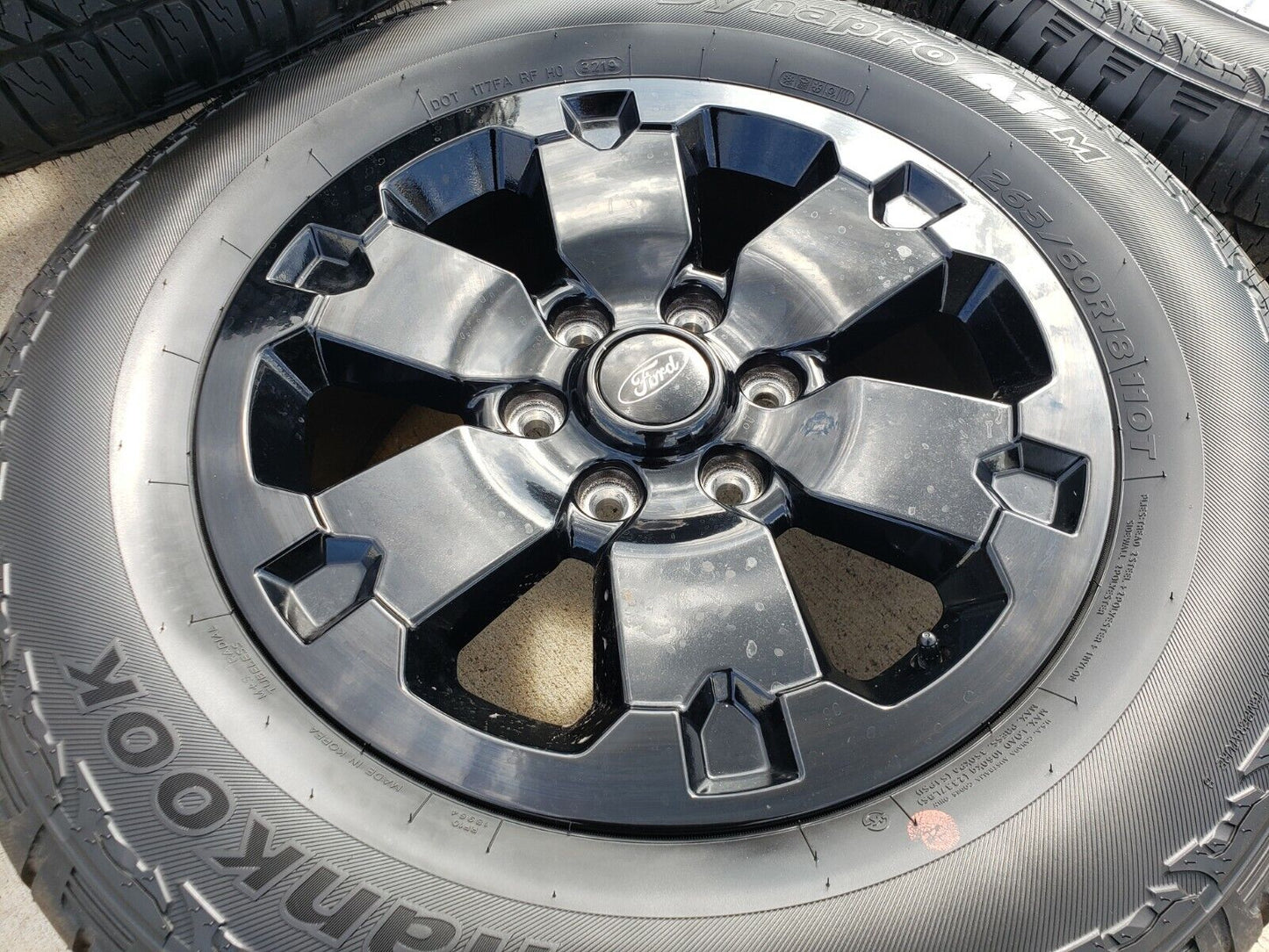 18" Ford Ranger TREMOR Bronco OEM black wheels rims 10282 2022 2023 2024 NEW