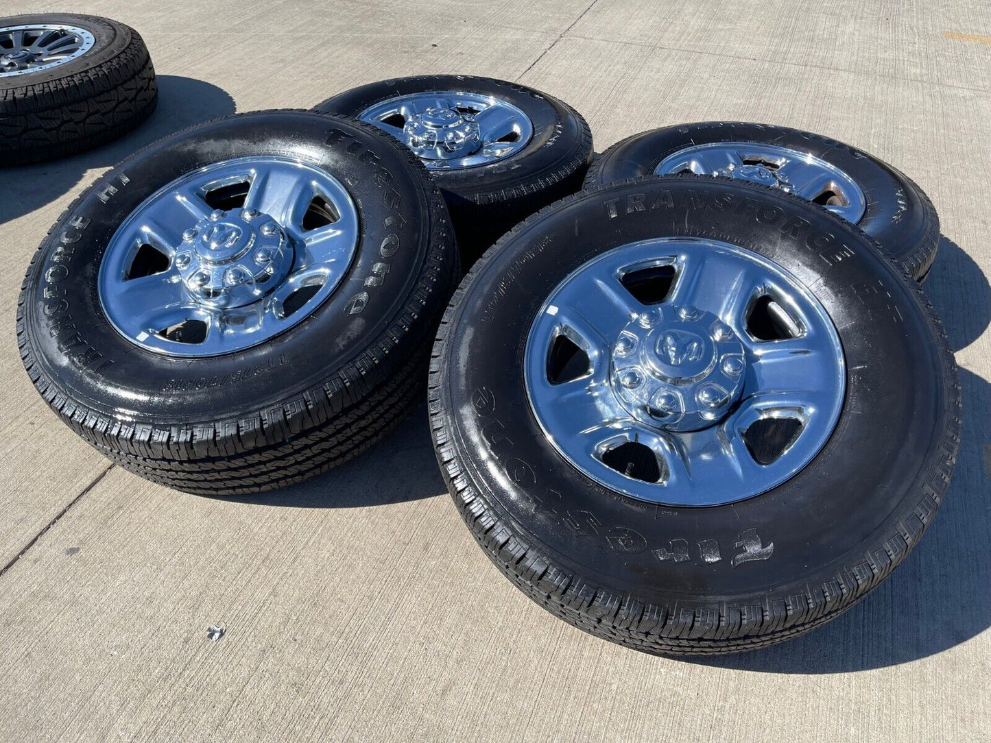 18" Dodge Ram 2500 3500 STEEL chrome OEM 2473 wheels rims tires 2024 2025 NEW