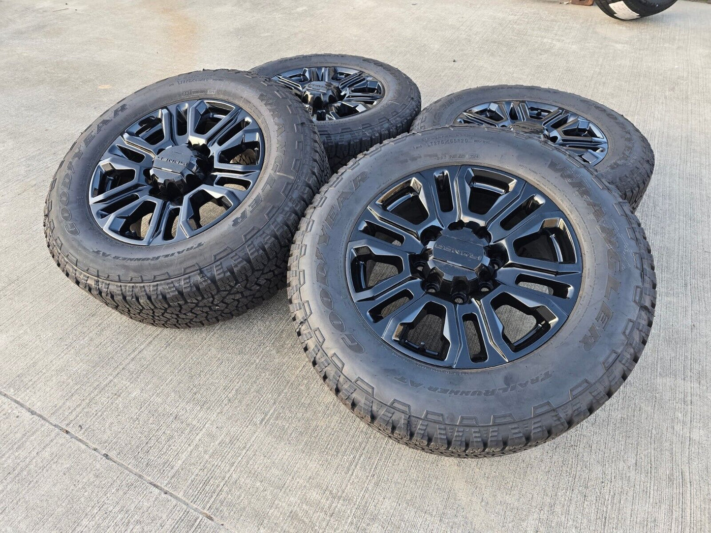 20" GMC Sierra Chevy 2500 OEM 5957 BLACK DIAMOND wheels rims 2024 2025 NEW