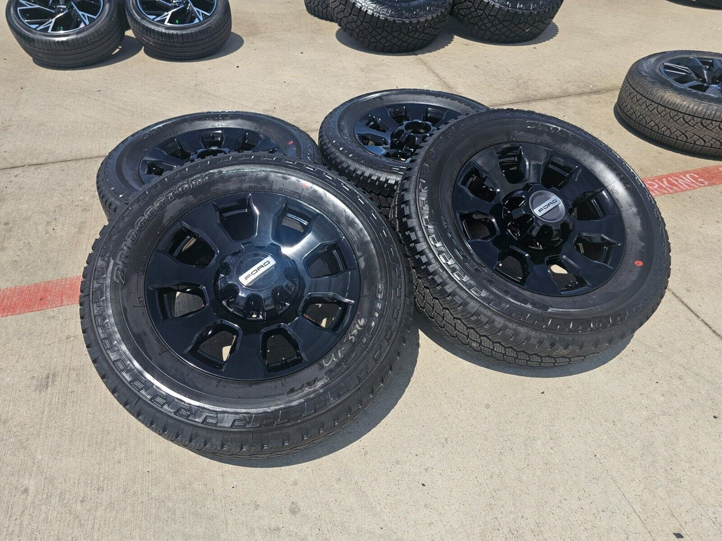 20" Ford F-250 F-350 Tremor OEM Black 10101 rims wheels tires NEW