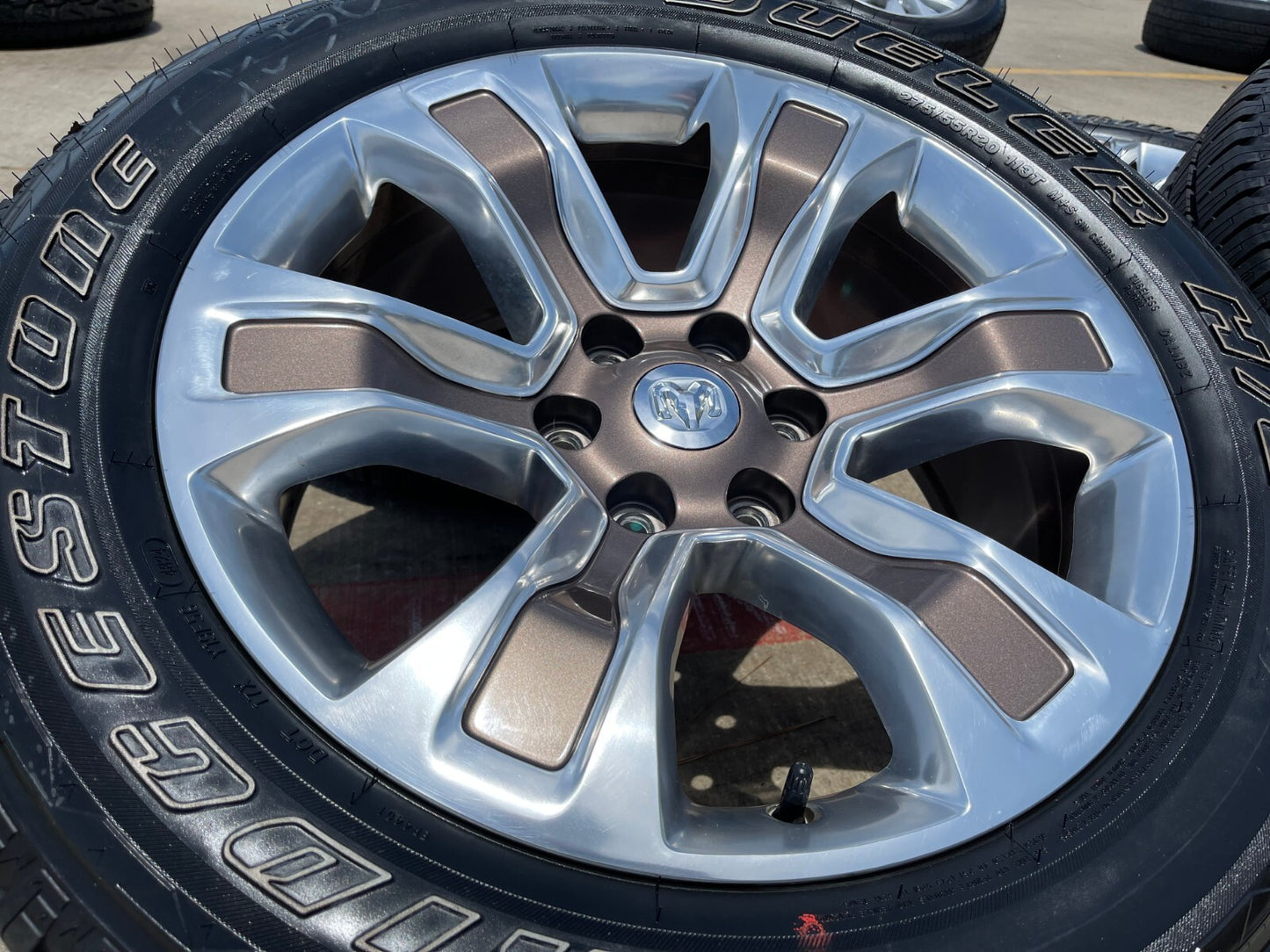 20" Dodge Ram 1500 OEM Laramie Long Horn wheels rims 2678 2682 TAN 2024 2025 NEW