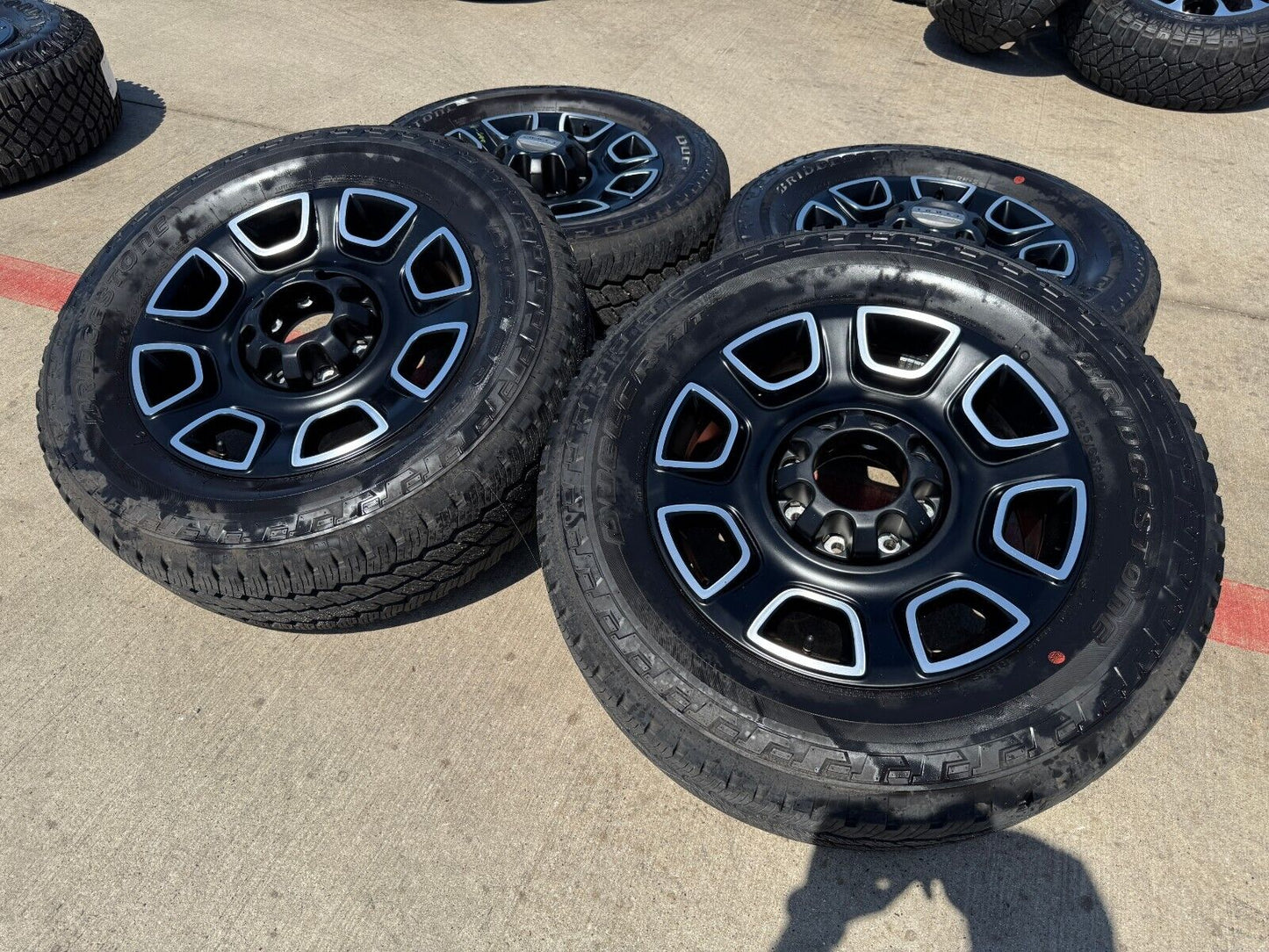 20" Ford F-250 F-350 OEM Lariat Platinum wheels rims 10486 tires BRIDGESTONE